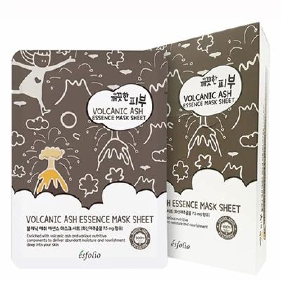 Esfolio Volcanic Ash Essence Mask 10 Sheets | * Best