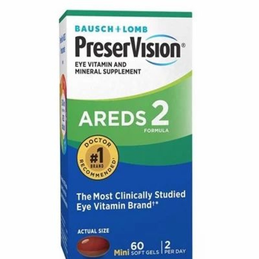 Bausch & Lomb Bausch + Lomb Preservision Areds 2 60 Mini Soft Gels | * Best