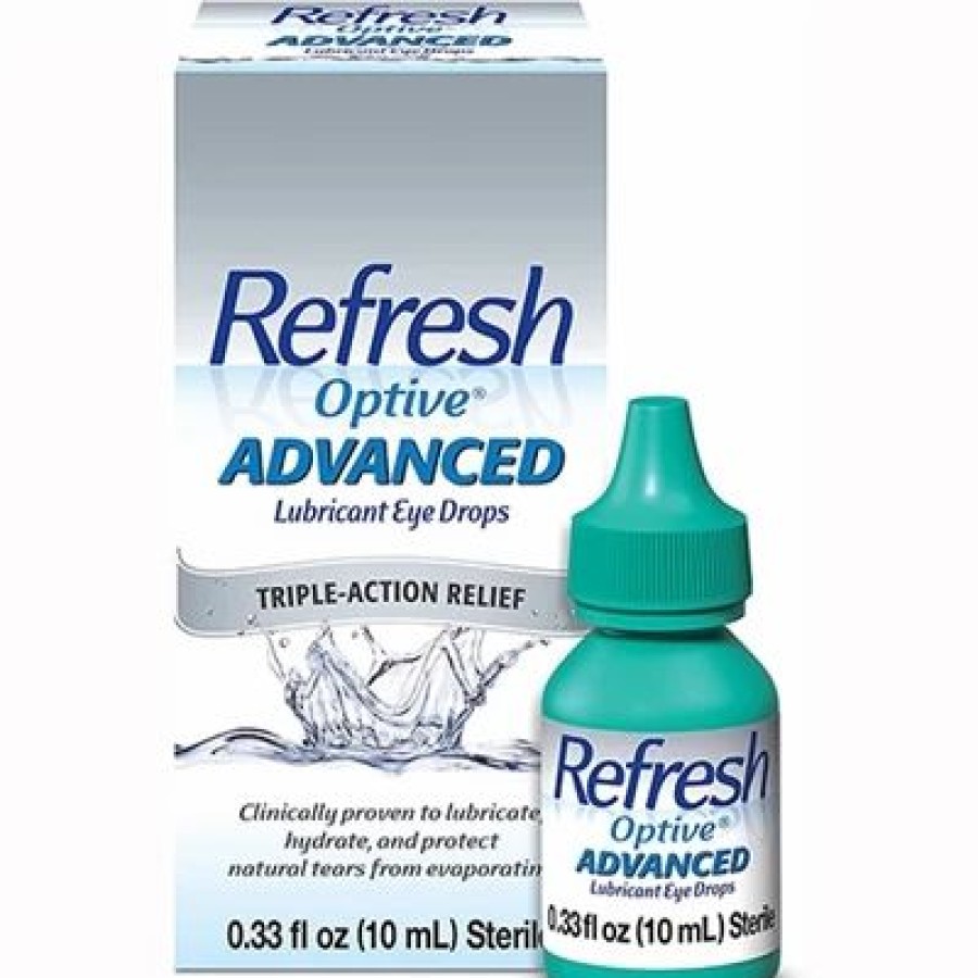 Refresh Optive Advanced Lubricant Triple Action Relief 0.33Oz / 10Ml | * Online