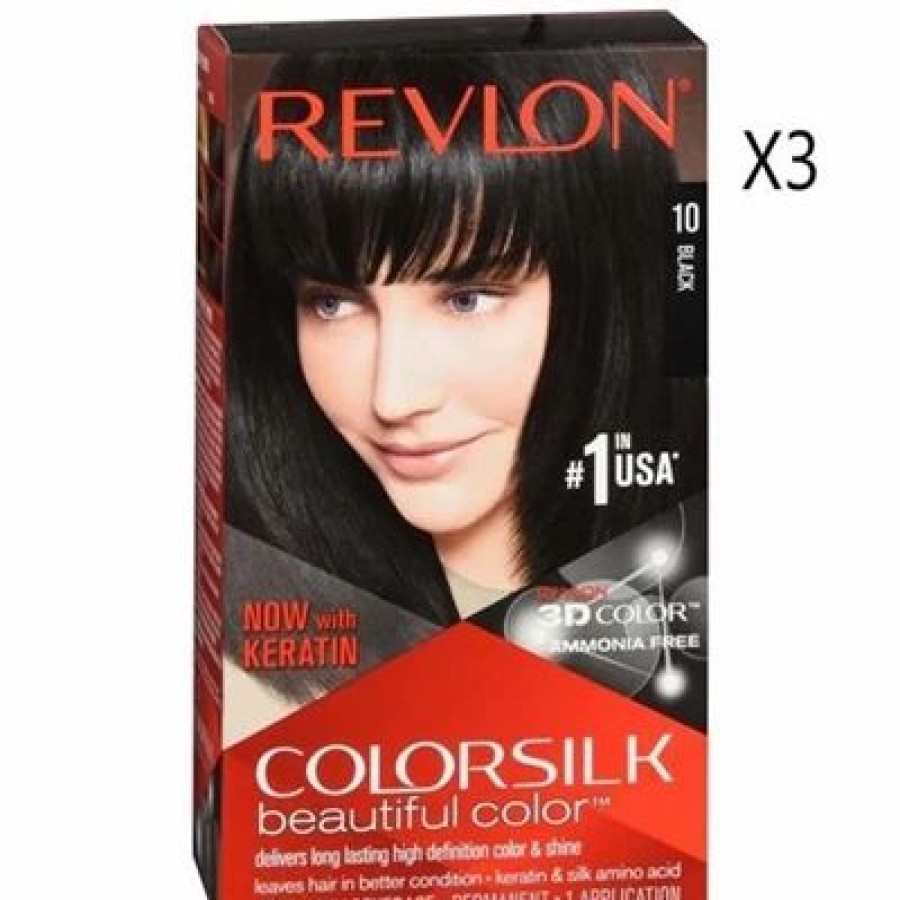 Revlon Colorsilk Beautiful Color Hair Dye 3 Packs | * New