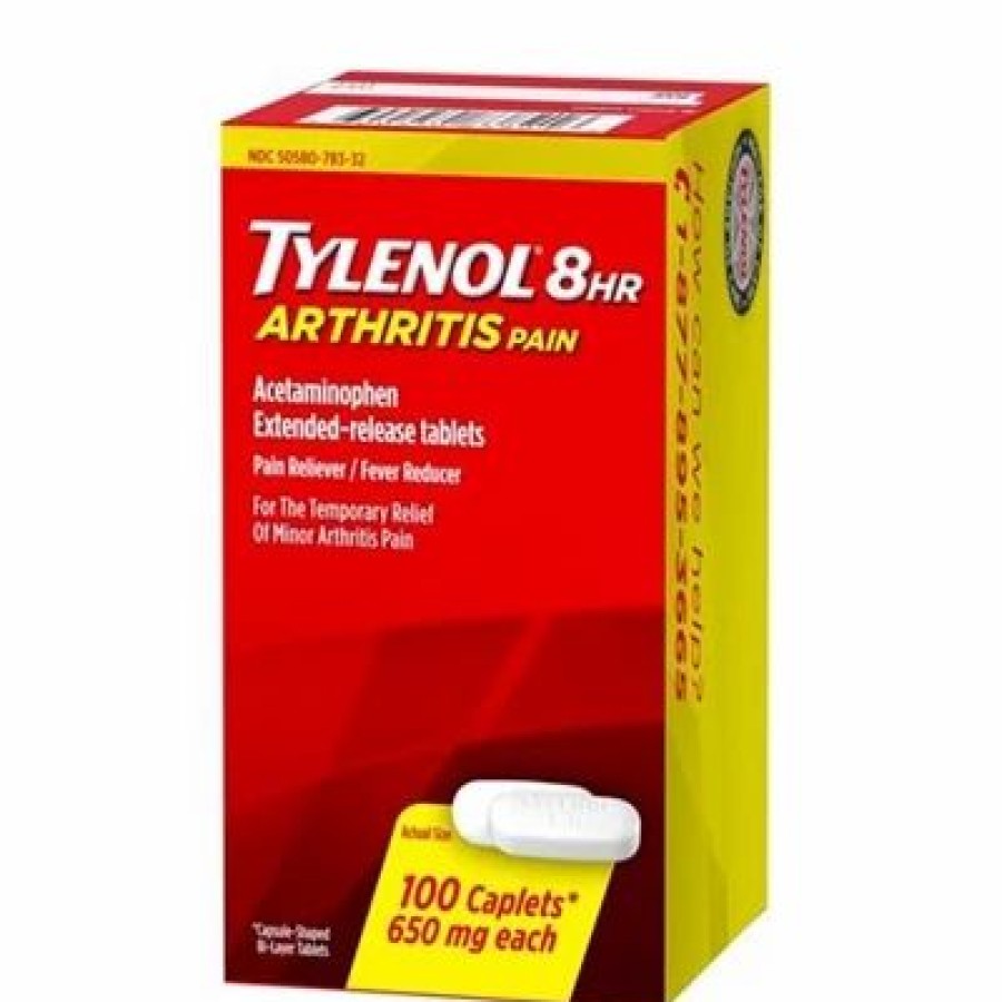 Tylenol Tylenol 8Hr Arthritis Pain Pain Reliever Fever Reducer 100 Caplets | * Wholesale