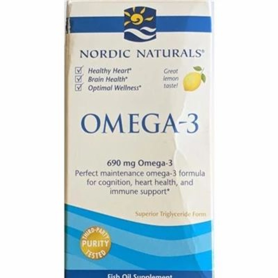 Nordic Naturals Omega 3 Lemon Flavor 60 Soft Gels | * Wholesale