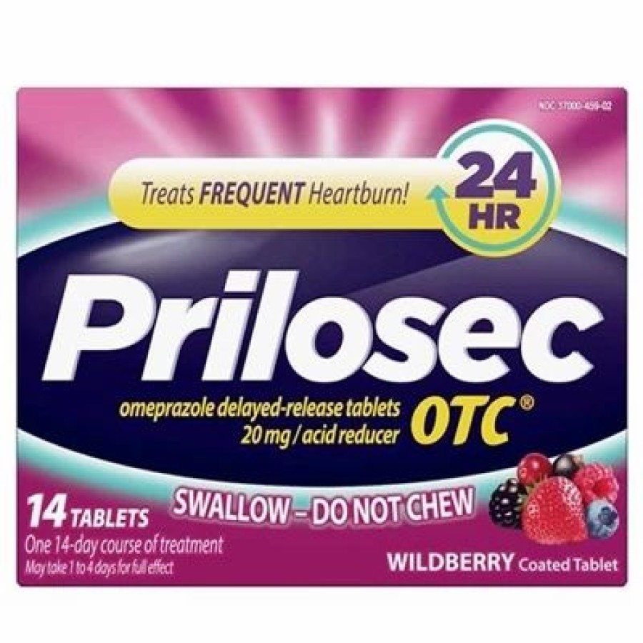 Prilosec Otc 24 Hour Wildberry 14 Tablets | * Hot