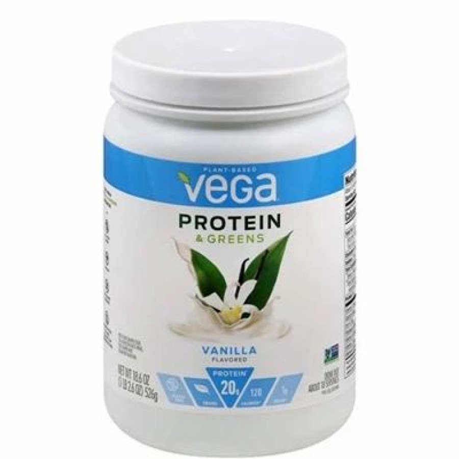 Vega Protein And Greens Protein Powder Flavored 18.6Oz / 526G | * Hot