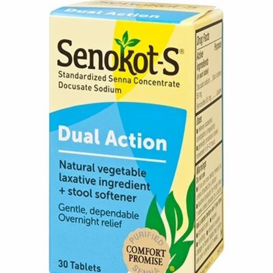 Senokot Dual Action Laxative Stool Softener 30 Tablets | * Best