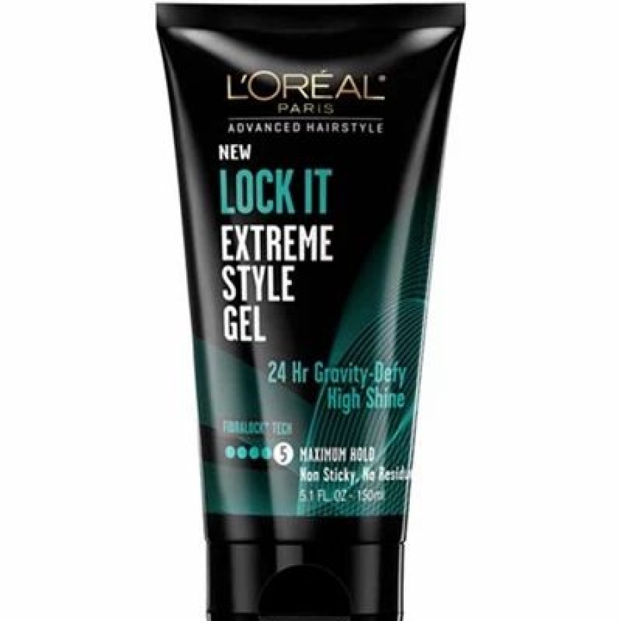 L'Oreal Lock It Extreme Style Gel 24Hr Gravity-Defy High Shine 5.1Oz / 150Ml | * Wholesale