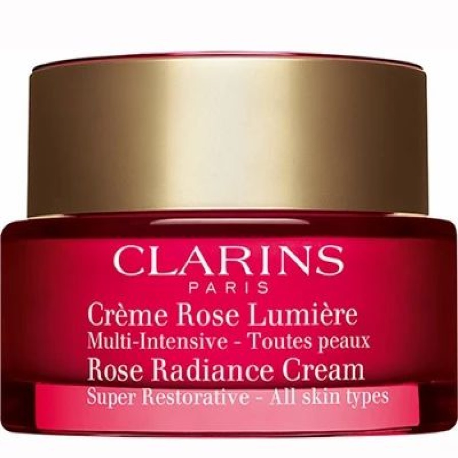 Clarins Super Restorative Rose Radiance Cream All Skin Types 1.7Oz / 50Ml | * New