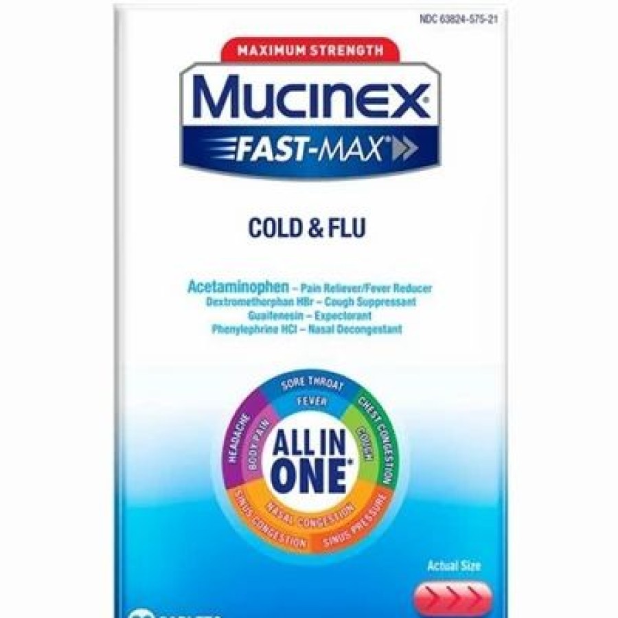 Mucinex Mucinex Fast Max Cold And Flu 20 Caplets | * New