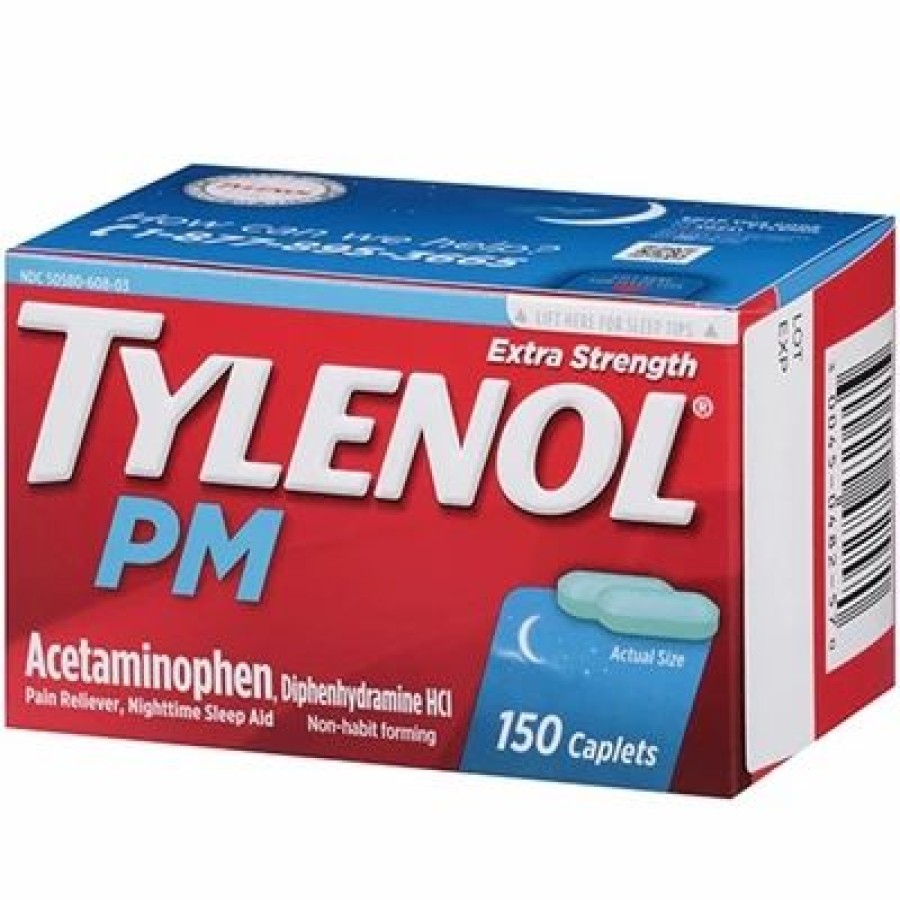 Tylenol Tylenol Pm Extra Strength Nighttime Sleep Aid 150 Caplets | * New