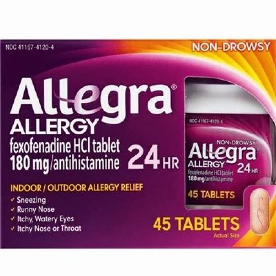 Allegra Allergy 24 Hr Indoor Outdoor Allergies 45 Tablets | * Online