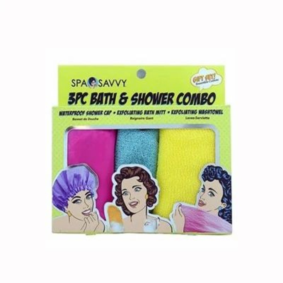 Spa Savvy Bath Shower Combo 3 Piece Colors May Vary | * New