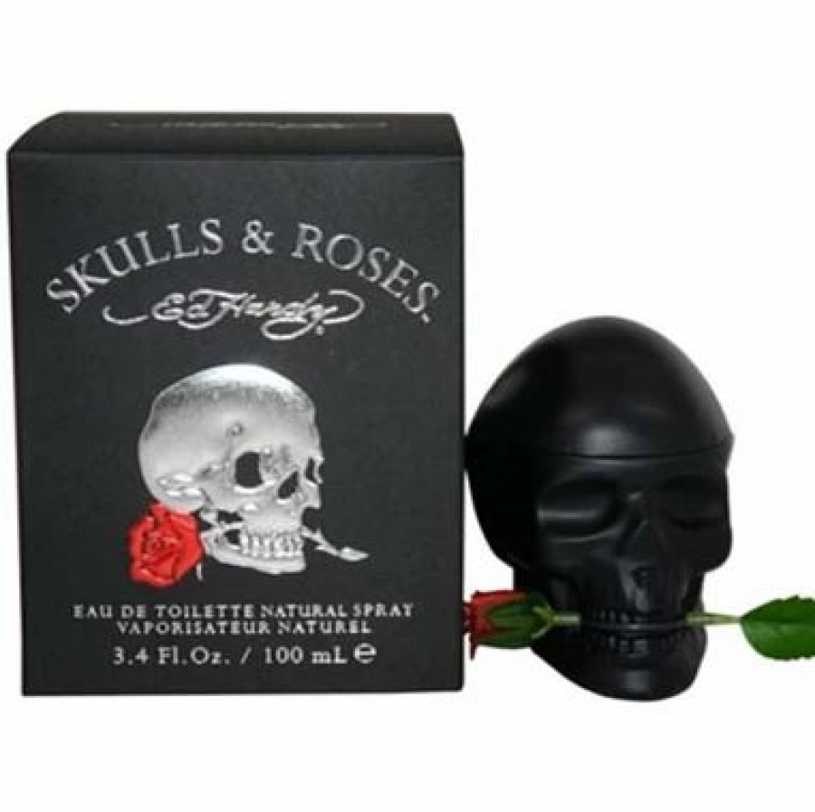 Ed Hardy Skull Rose By Christian Audigier For Men 3.4Oz | * Best