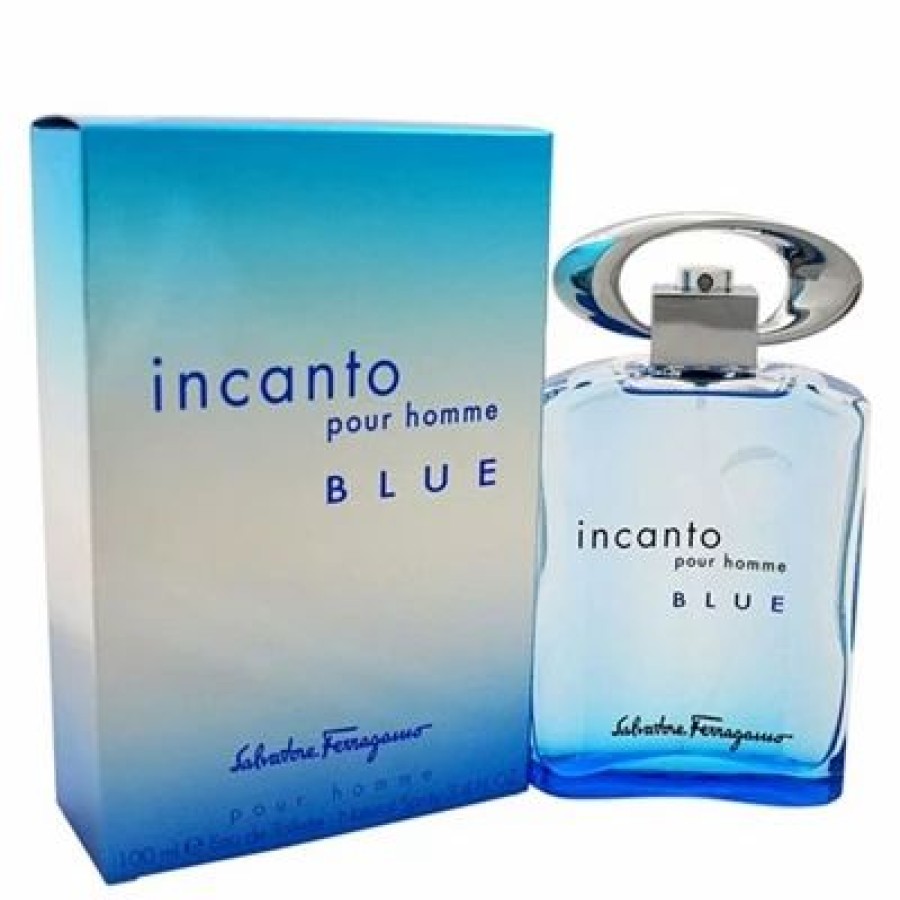 Incanto Blue By Salvatore Ferragamo For Men 3.4Oz | * New