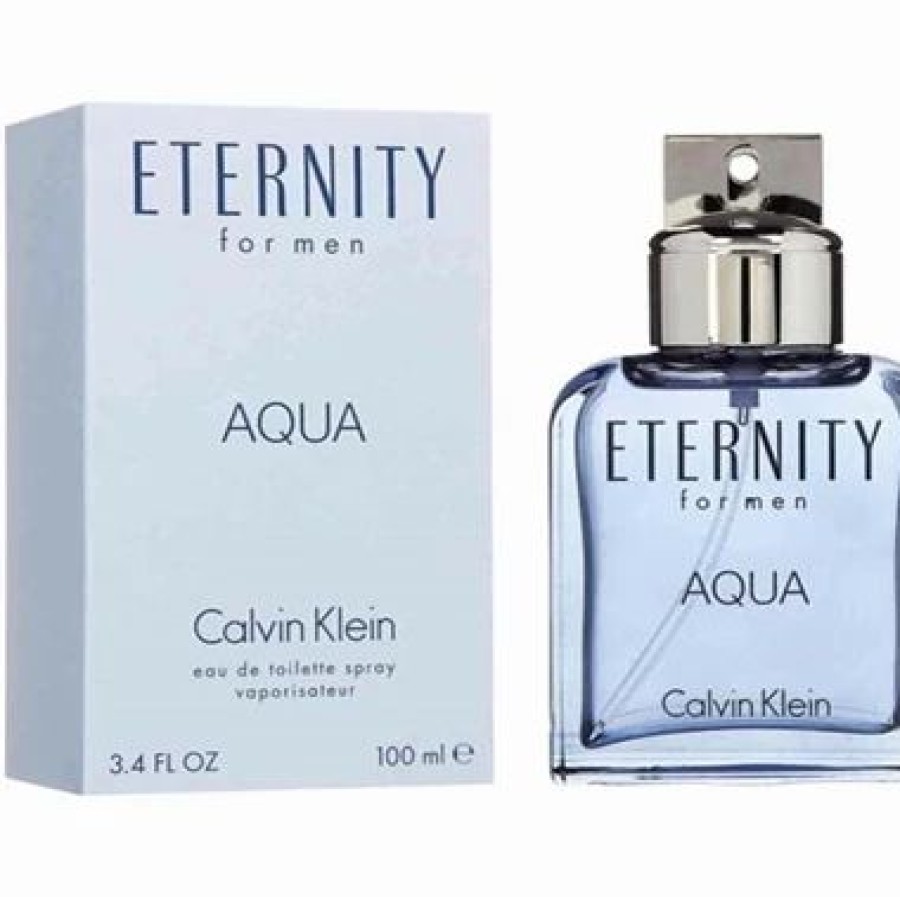 Eternity Aqua By Calvin Klein For Men 3.4 Oz | * New