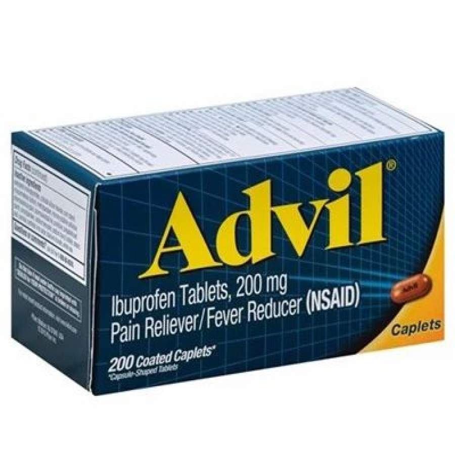 Advil Advil Pain Reliever Fever Reducer 200 Coated Caplets | * New