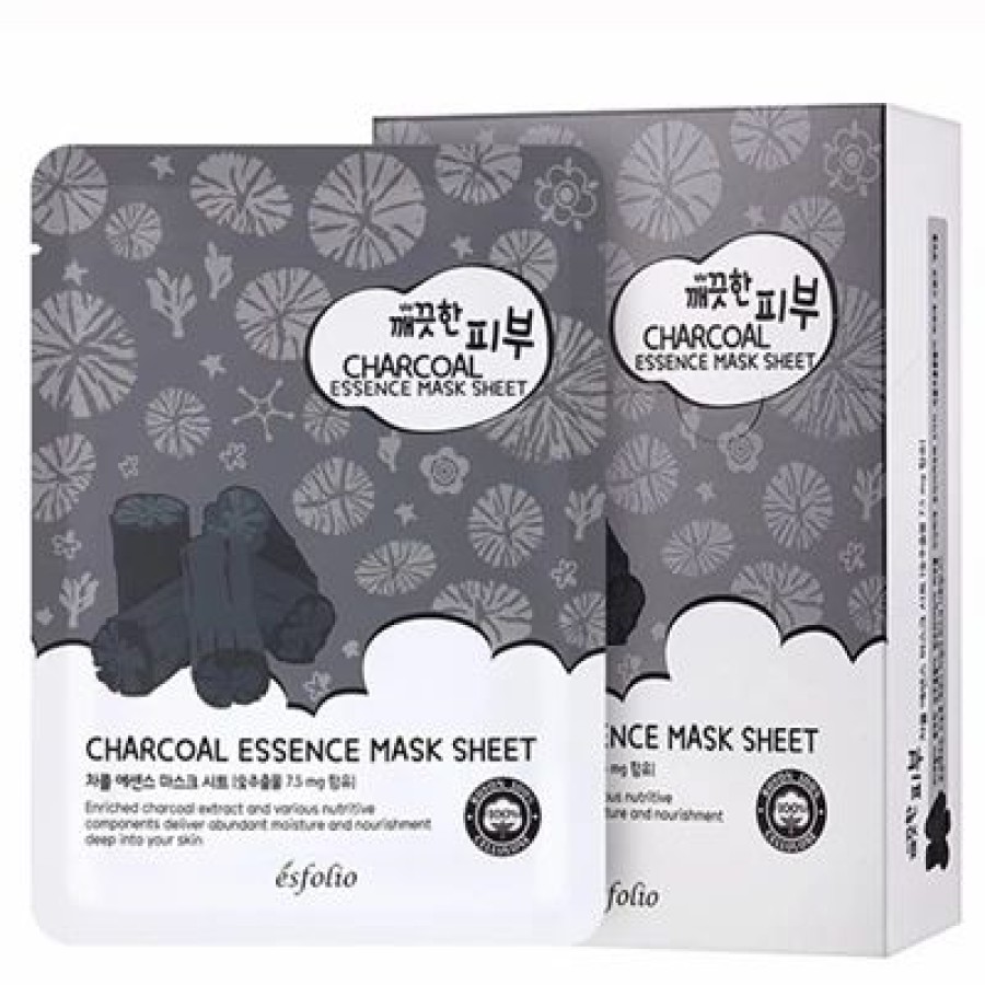 Esfolio Charcoal Essence Mask 10 Sheets | * Online