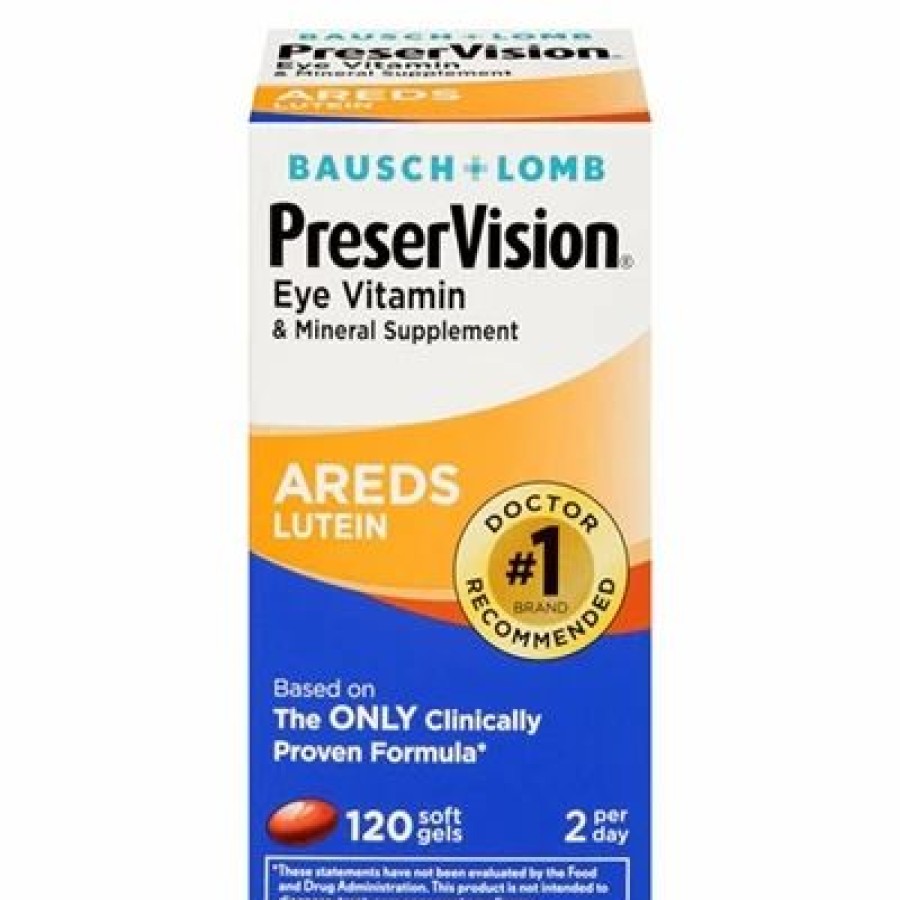 Bausch & Lomb Bausch + Lomb Preservision Areds Lutein 120 Softgels | * Clearance