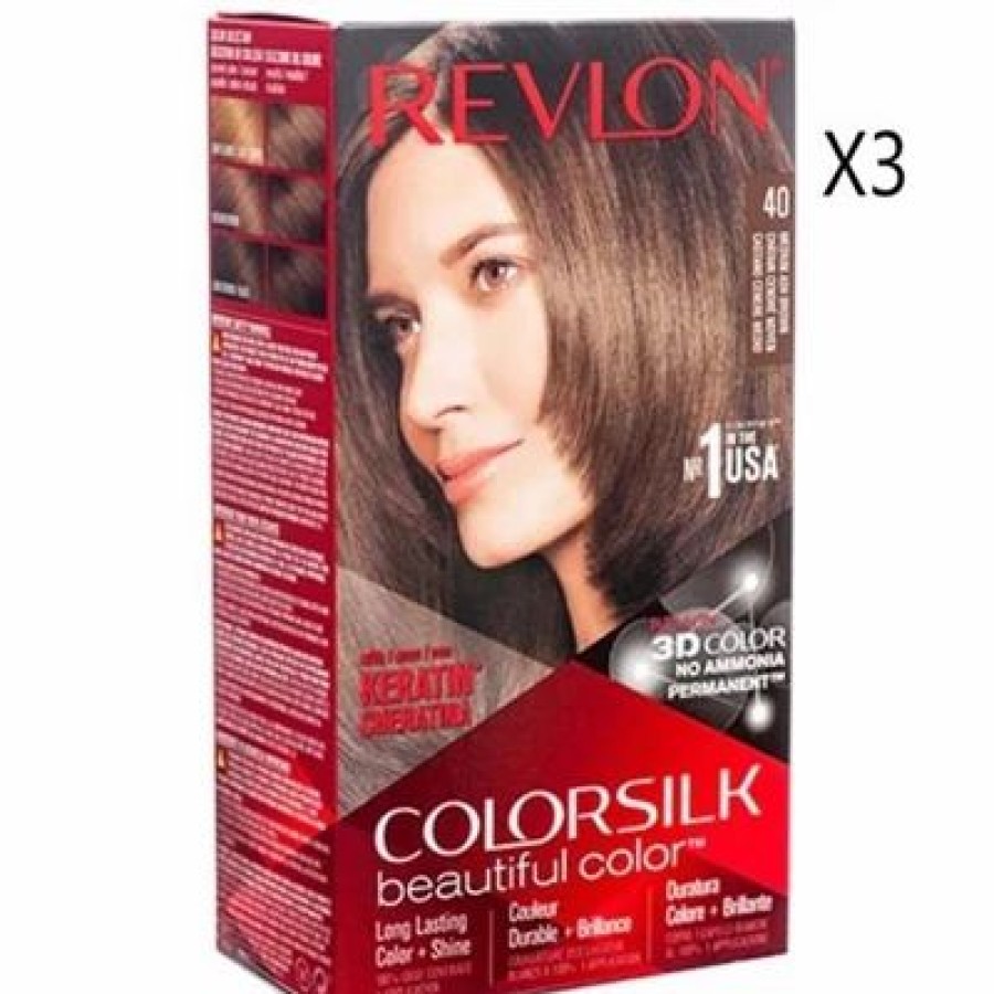 Revlon Colorsilk Beautiful Color Hair Dye 3 Packs | * Hot