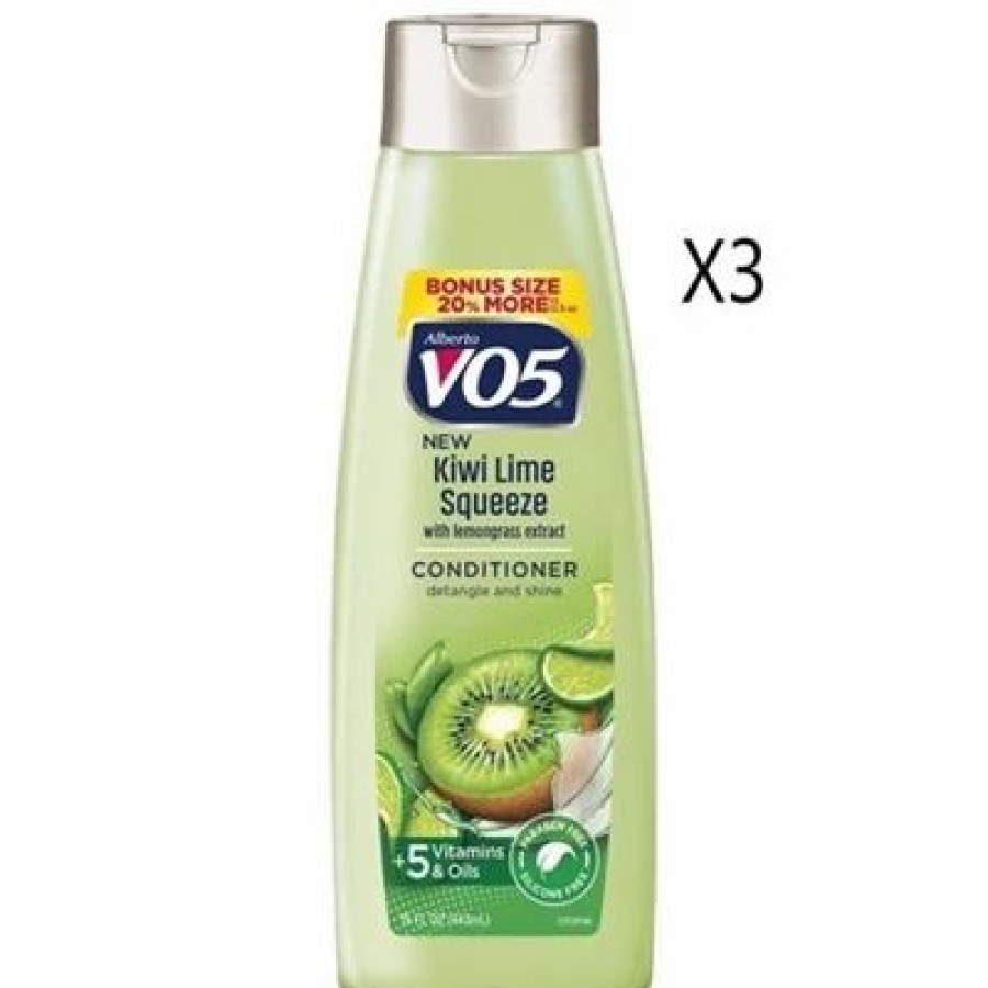 Vo5 Kiwi Lime Squeeze With Lemongrass Extract 3 Packs | * Clearance