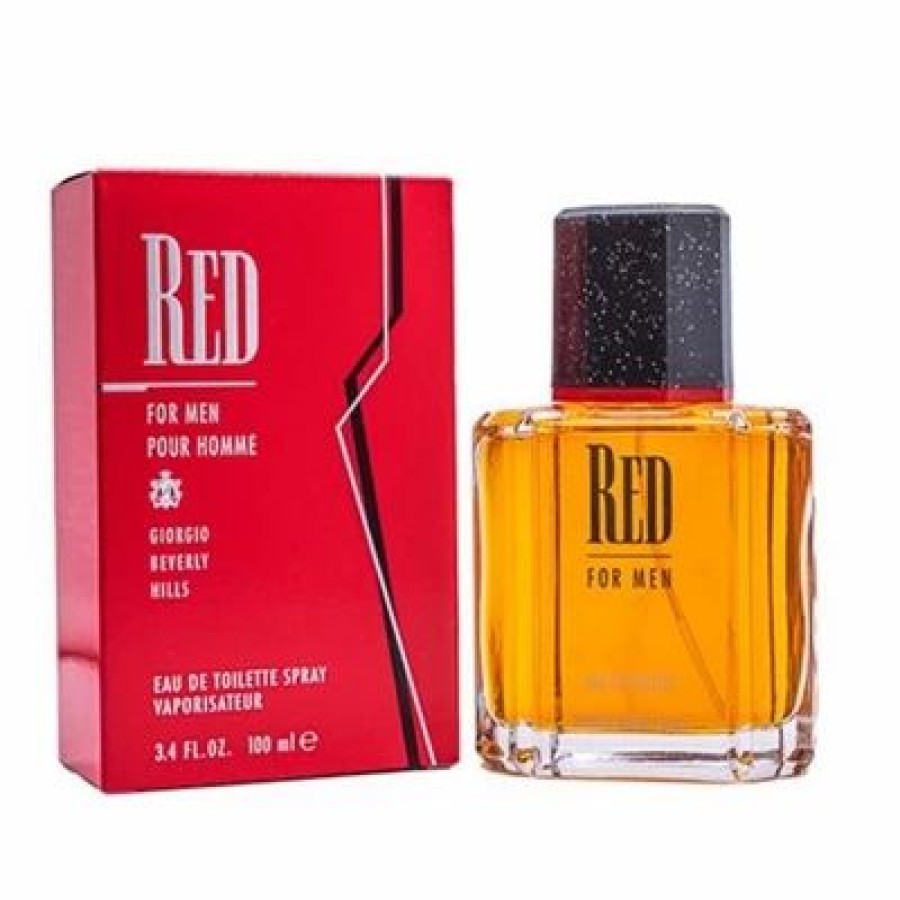 Red By Giorgio Beverly Hills For Men 3.4 Oz | * New