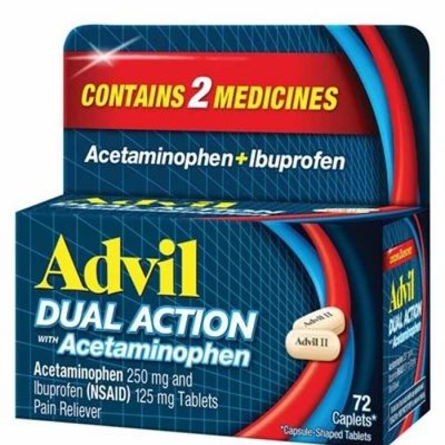 Advil Advil Dual Action With Acetaminophen 72 Caplets | * Best