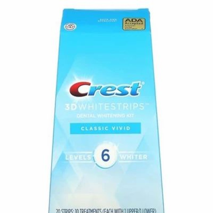 Crest Crest 3D Whitestrips Classic Vivid Level 6 20 Strips 10 Treatments | * Hot