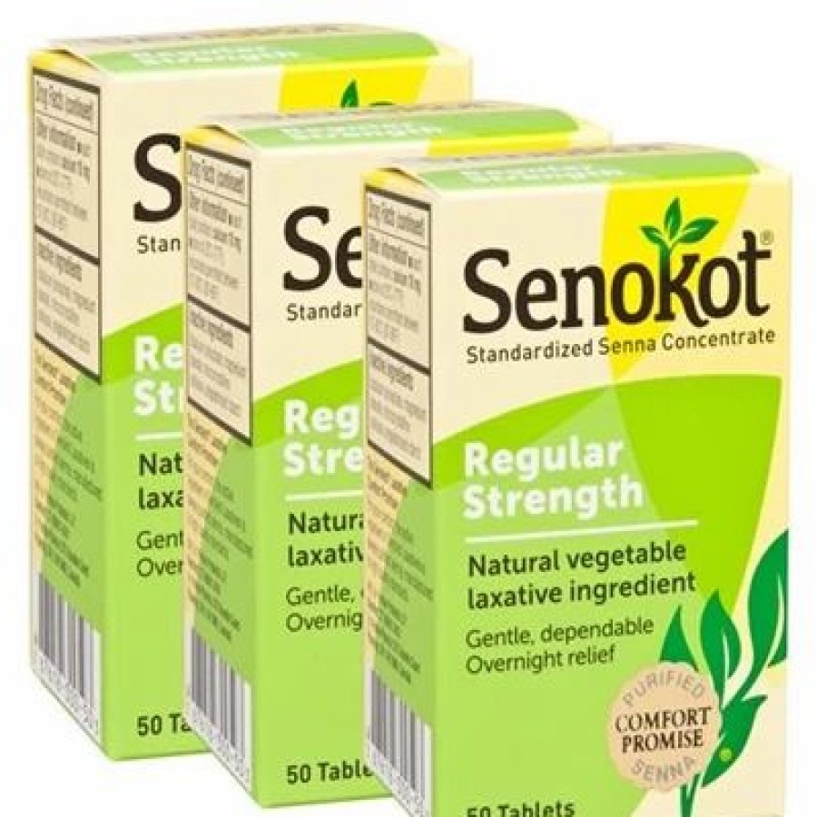 Senokot Regular Strength 50 Tablets 3 Packs | * Best