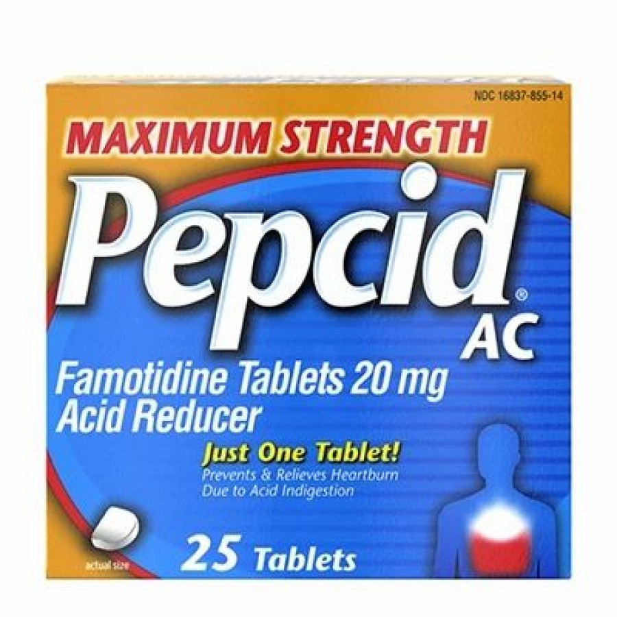 Pepcid Ac Maximum Strength 25 Tablets | * Hot