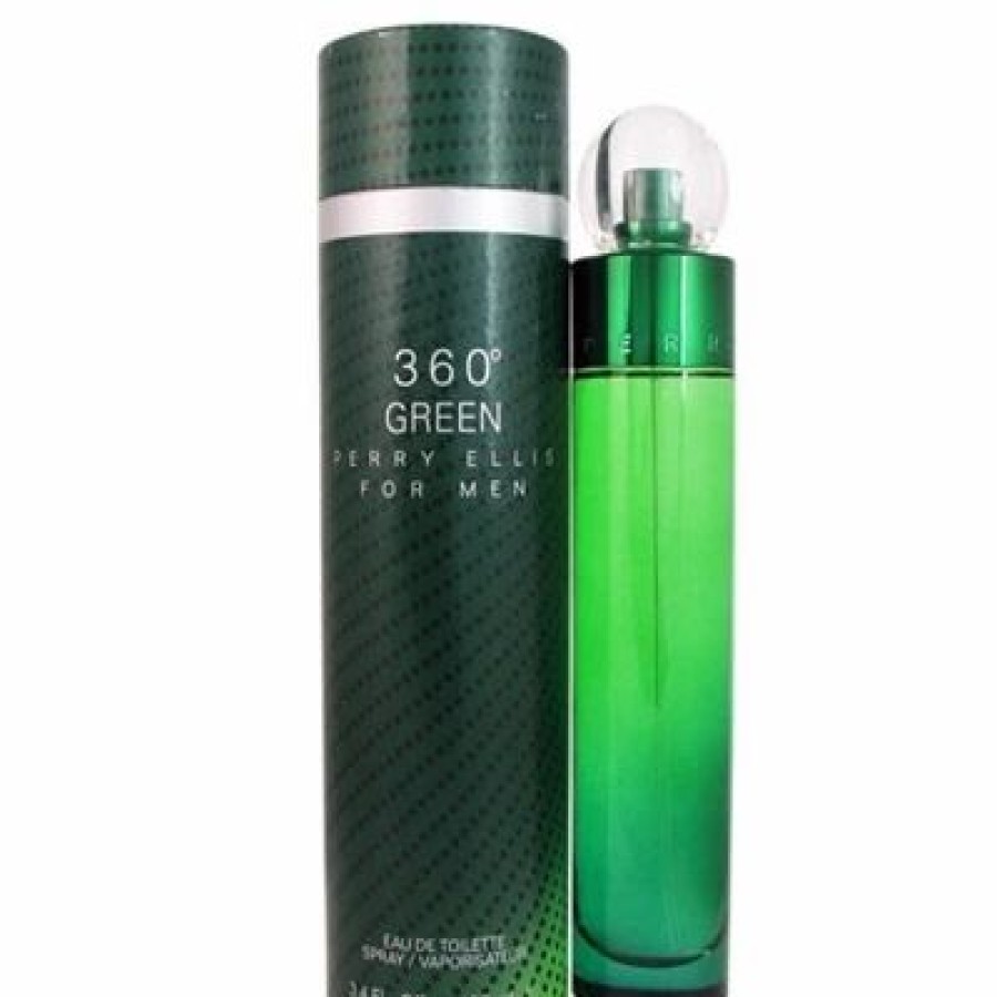 360 Green By Perry Ellis For Men 3.4Oz | * New