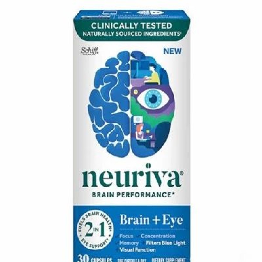 Schiff Schiff Neuriva Brain Performance Brain + Eye 30 Capsules | * Clearance