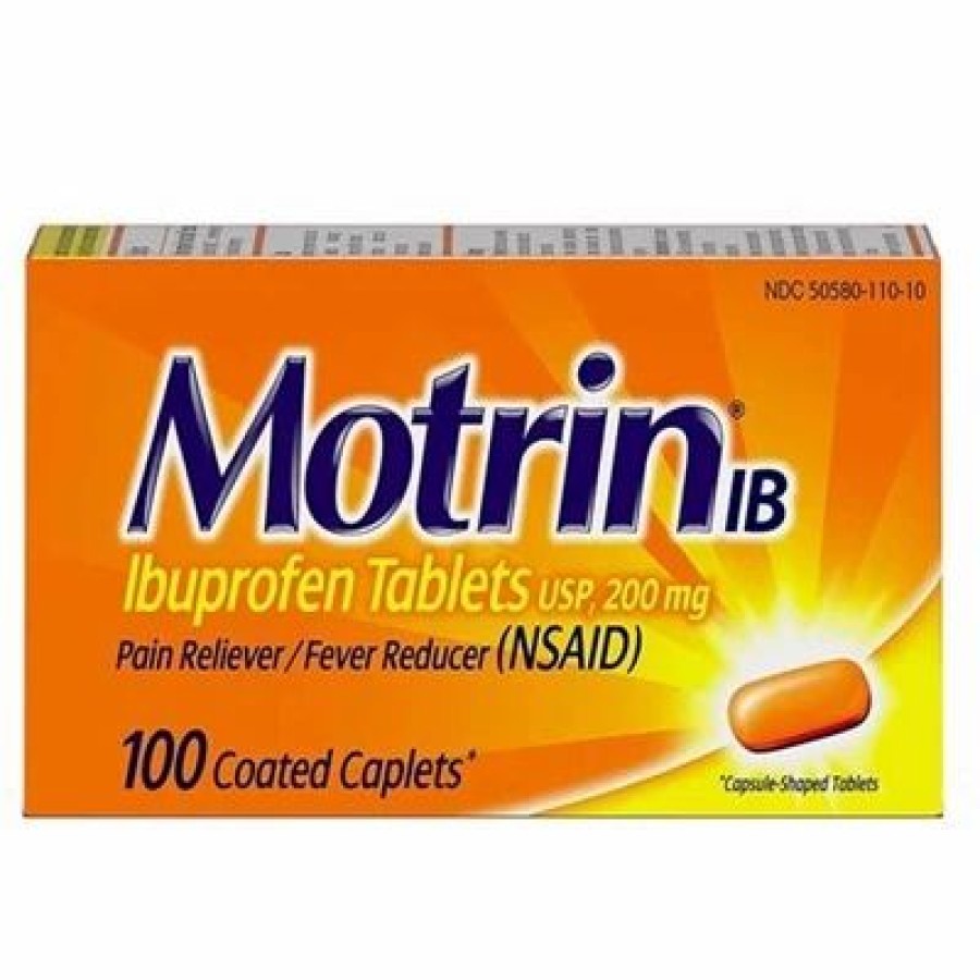 Motrin Ib Ibuprofen Tablets 100 Coated Tablets | * Wholesale