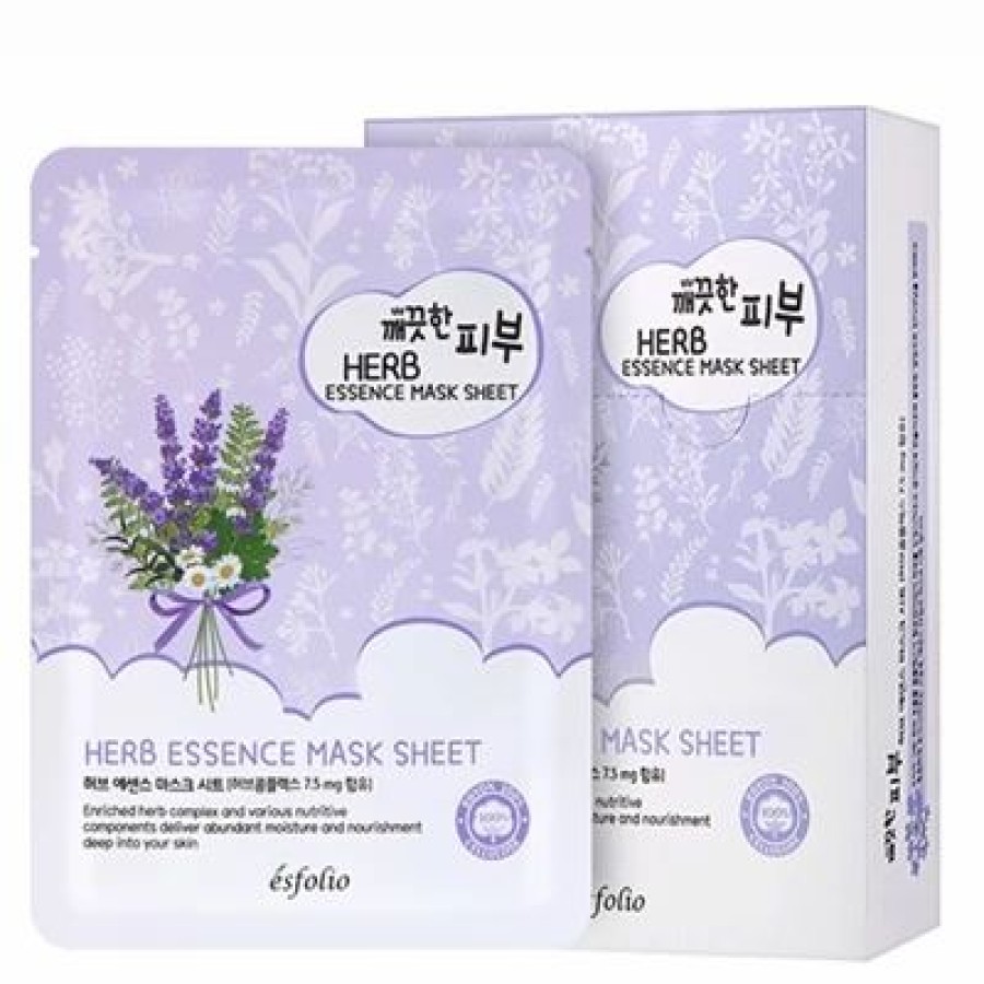 Esfolio Herb Essence Mask 10 Sheets | * Online