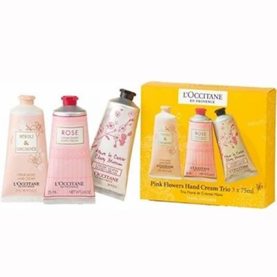 L'Occitane Loccitane Pink Flowers Hand Cream Trio | * Clearance